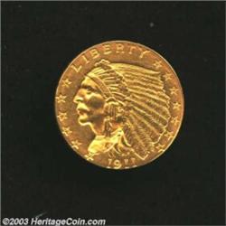 1911-D $2 1/2 MS60 Cleaned Uncertified.