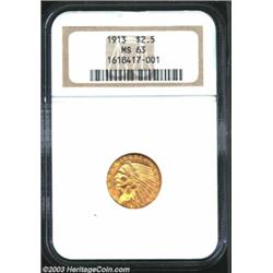 1913 $2 1/2 MS63 NGC.