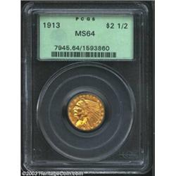 1913 $2 1/2 MS64 PCGS.