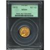 Image 1 : 1913 $2 1/2 MS64 PCGS.