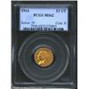 Image 1 : 1914 $2 1/2 MS62 PCGS.