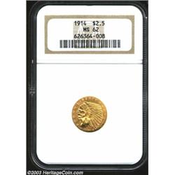 1914 $2 1/2 MS62 NGC.