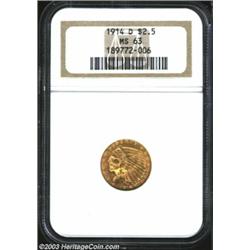 1914-D $2 1/2 MS63 NGC.