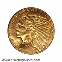 1925-D $2 1/2 MS65 PCGS.