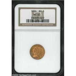 1926 $2 1/2 MS62 NGC.