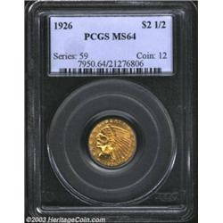 1926 $2 1/2 MS64 PCGS.