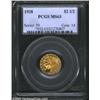 Image 1 : 1928 $2 1/2 MS63 PCGS.