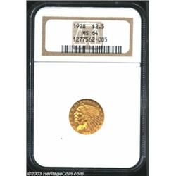 1928 $2 1/2 MS64 NGC.