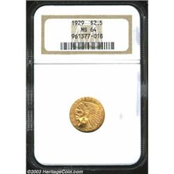 1929 $2 1/2 MS64 NGC.