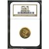 Image 1 : 1854 $3 AU55 NGC.