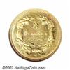 Image 2 : 1854-O $3 AU50 ANACS.