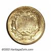 Image 2 : 1857 $3 MS63 ICG.