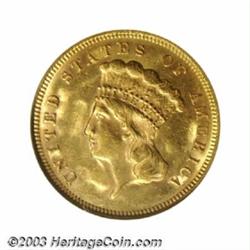 1878 $3 MS62 ANACS.
