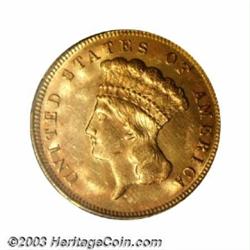 1878 $3 MS63 PCGS.