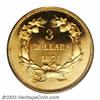 Image 2 : 1873 $3 Open 3 PR65 Deep Cameo PCGS.