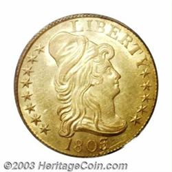 1803/2 $5 MS63 PCGS.