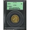 Image 1 : 1834 $5 Plain 4 VF30 PCGS.