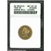 Image 1 : 1840 $5 Narrow Mill--Cleaned--ANACS. AU Details, Net XF45.