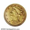Image 1 : 1840-C $5 AU50 ANACS.