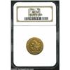 Image 1 : 1844 $5 AU58 NGC.