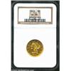 Image 1 : 1845 $5 AU58 NGC.