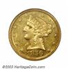 Image 1 : 1856-O $5 MS61 NGC.