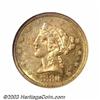 Image 1 : 1880-CC $5 MS61 NGC.