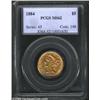 Image 1 : 1884 $5 MS62 PCGS.