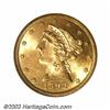 Image 1 : 1892-CC $5 MS64 * NGC.