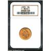 Image 1 : 1899 $5 MS64 NGC.
