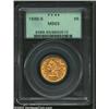 Image 1 : 1899-S $5 MS63 PCGS.