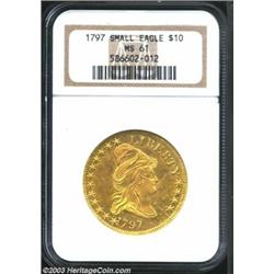1797 $10 Small Eagle MS61 NGC.