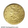 Image 1 : 1838 $10 --Damaged, Cleaned--ANACS, AU Details, Net XF40.