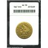 Image 1 : 1847 $10 AU50 ANACS.