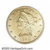 Image 1 : 1850 $10 Small Date MS60 PCGS.