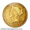 Image 1 : 1874-CC $10 AU55 PCGS.