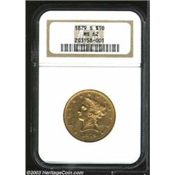 1879-S $10 MS62 NGC.