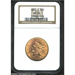 1880-S $10 MS62 NGC.