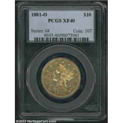 1881-O $10 XF40 PCGS.