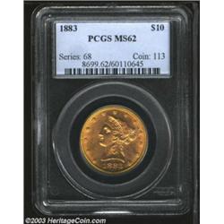 1883 $10 MS62 PCGS.