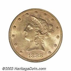 1888 $10 MS62 PCGS.