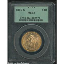 1889-S $10 MS63 PCGS.