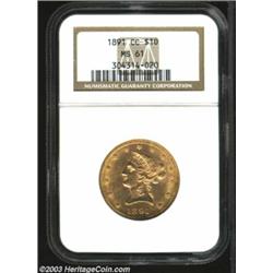 1891-CC $10 MS61 NGC.