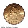 Image 1 : 1891-CC $10 MS63 ICG.
