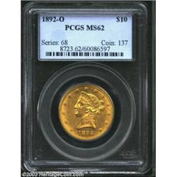 1892-O $10 MS62 PCGS.