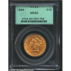 1894 $10 MS63 PCGS.