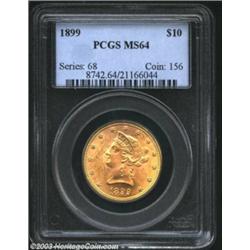 1899 $10 MS64 PCGS.