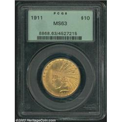 1911 $10 MS63 PCGS.