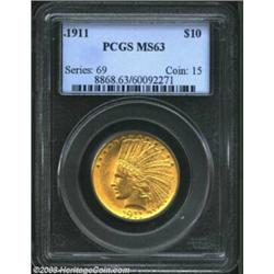 1911 $10 MS63 PCGS.