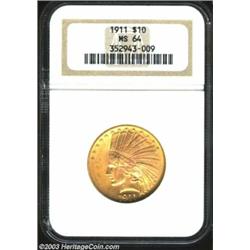 1911 $10 MS64 NGC.